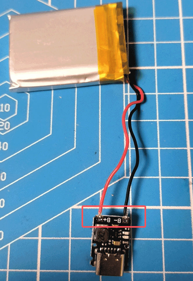 充放电板接锂电池