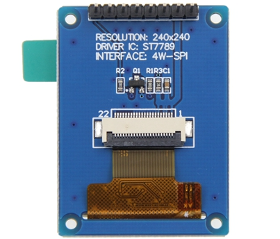 SPI-LCD-1.54寸彩屏背面